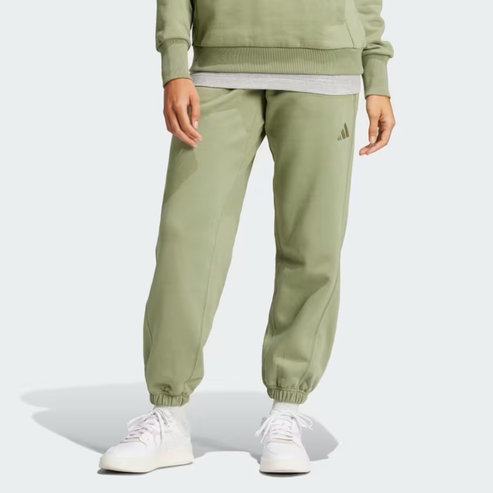 Adidas ALL SZN Fleece Loose Pants - Tent Green